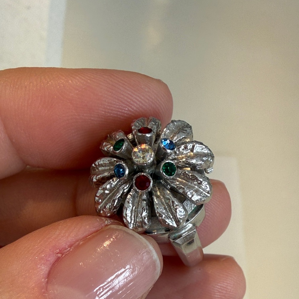 Blita swiss made Women's Watch ring with Jewel Accents - Picture 3 of 11